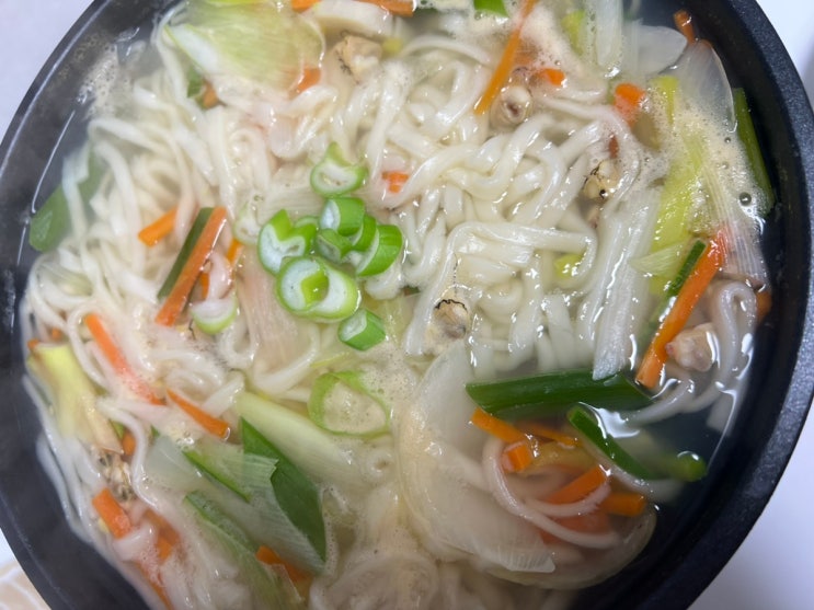  Mom's Simple Recipe::바지락칼국수 만들기
