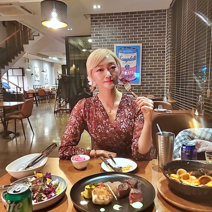  파주 롯데아울렛맛집 스테이크 515더오리지널