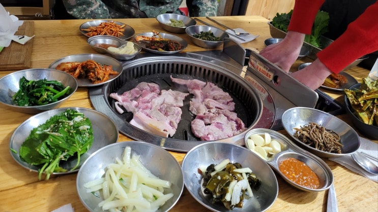  연말 연초 아들 군대 면회 (1일 외박)