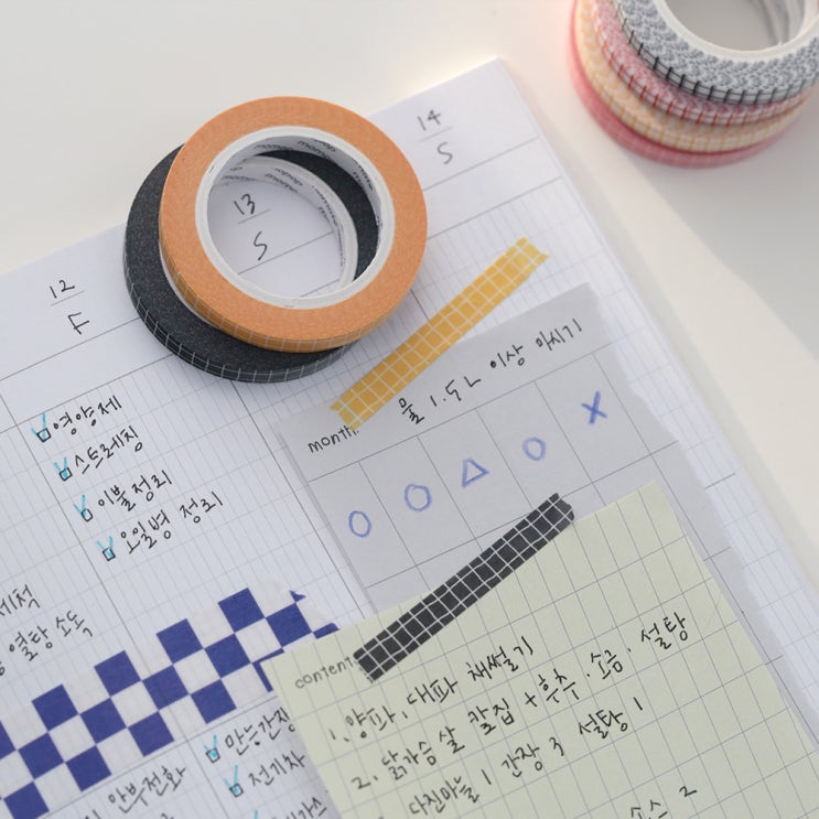 다꾸 마스킹테이프 신상 모모마테 17종 (새로운 라벨 디자인 & 가격 소폭 인상 안내)