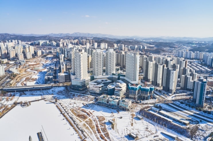  동탄 호수공원 앞에 들어선 포스코 더샵 동탄 센텀폴리스 준공