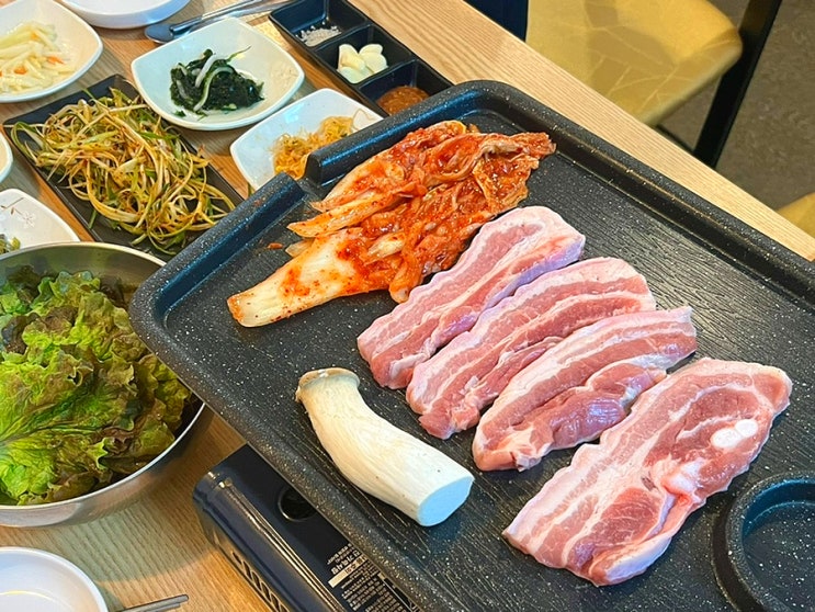  의정부 신곡동 한식 맛집 송가네밥상 삼겹살