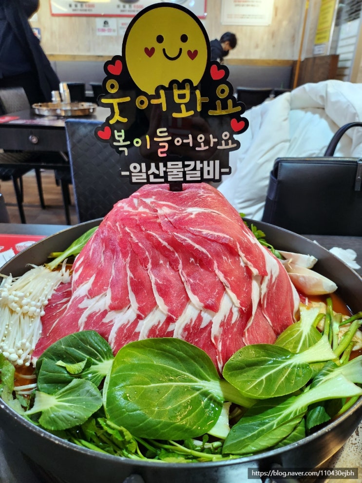  일산 백석동 맛집 일산물갈비 가야밀면