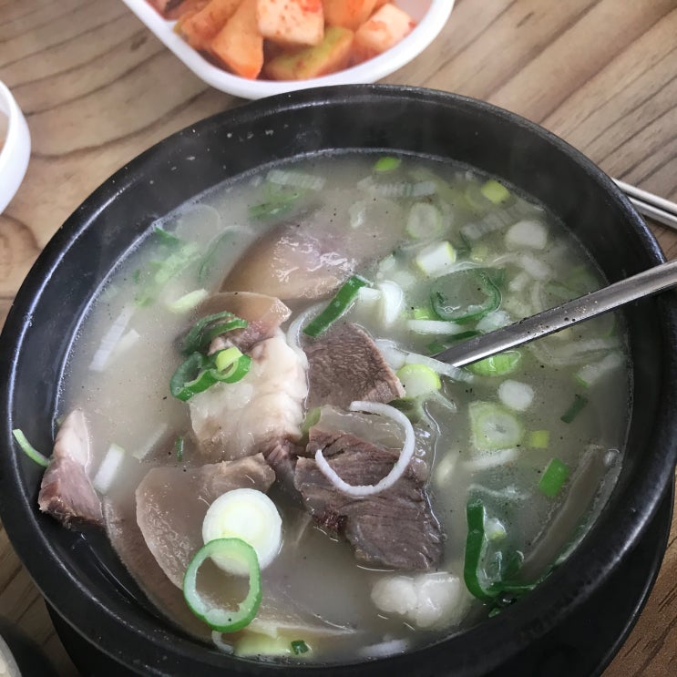  동탄 장지동 한우소머리국밥 마지막까지 뜨겁고 진한맛