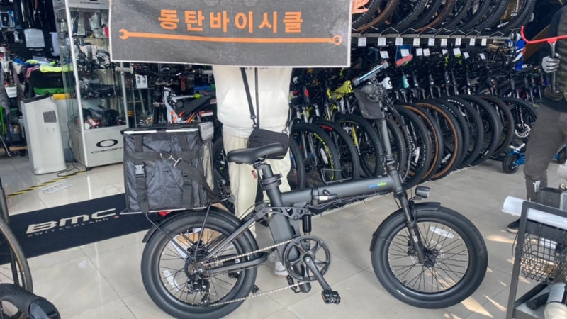 동탄자전거 매장에서 직접보고 선택한 전기자전거