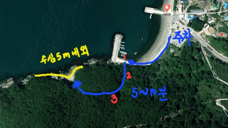  가덕도 외양포 갯바위 도보 포인트 소개