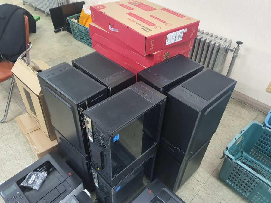 조립PC 임대 설치 현장 사진 4