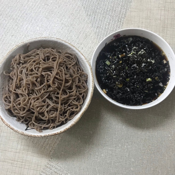  오뚜기 진한 가쓰오향 메밀소바 밀키트로 만들어 먹기