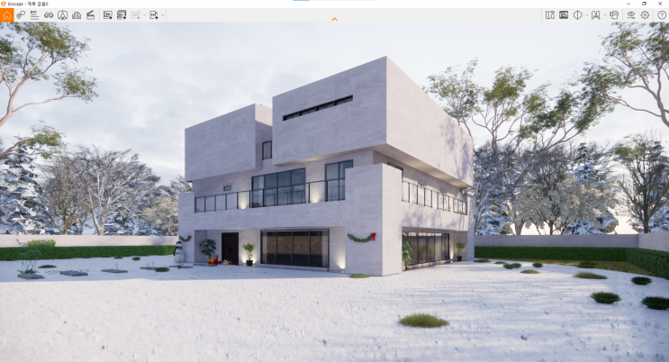  스케치업 엔스케이프 HDRI 배경 설정하는 방법
