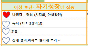  1월 10일 아침루틴