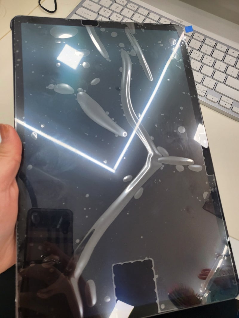 갤럭시탭 S8+ 액정 파손 수리비가 후덜덜한 견적.. 갤탭 S8+ 수리비