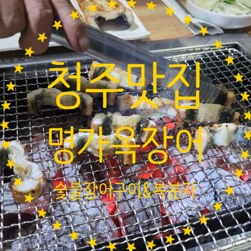  청주장어맛집 명가옥장어 통통한 민물장어숯불구이 복분자주 추천해요!
