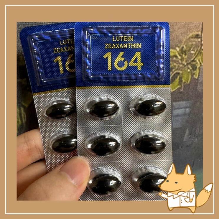  루테인 지아잔틴 164AX 선물세트 20대 남자 눈건강 영양제 눈피로 해결 아스타잔틴