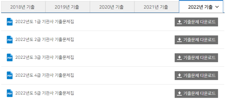  2022년도 해기사 - 소형선박, 6급 항해사, 기관사 기출문제