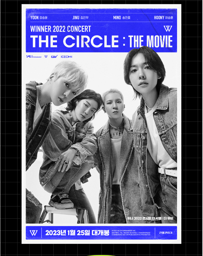  위너, 첫 번째 영화 위너 2022 콘서트 더 서클 더 무비 CGV에서 개봉, 특전