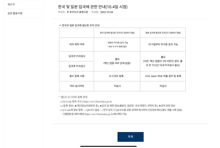  [Travel] 일본 기타큐슈 여행 항공편 언제 열리나?