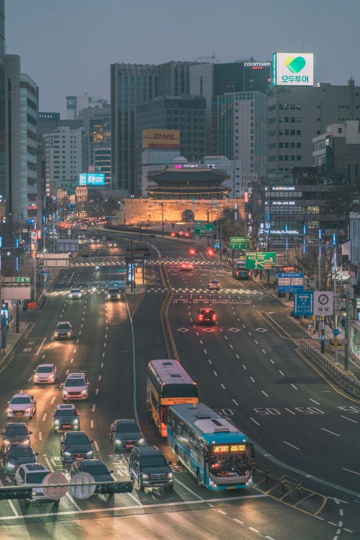 멋진 야경을 볼 수 있는 서울로7017!