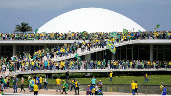 1/9 <b>브라질</b> 친 보우소나루(Bolsonaro) 시위대,<b>대통령</b> 선거... 