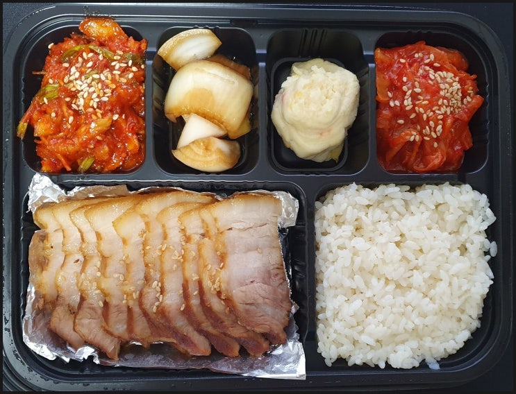 그날 한방보쌈. 보쌈도시락, 동네꼬마김밥 후기