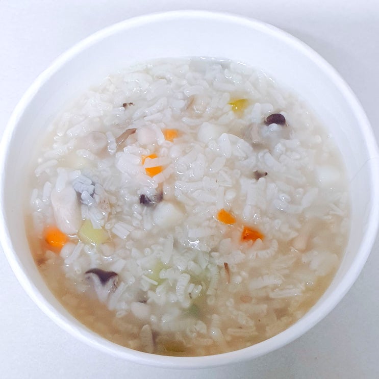  야채죽 끓이는 법 찹쌀로 죽 만들기