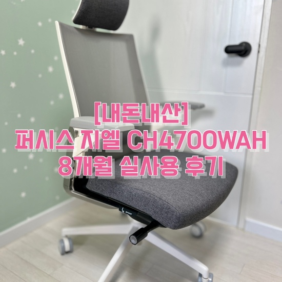  [내돈내산]퍼시스 지엘 CH4700WAH 8개월 사용 후기(ft. 시디즈 T80 동일 모델)