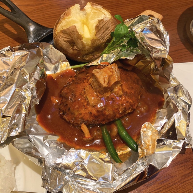  오사카 우메다 맛집)한큐백화점 동양정 126년 전통의 함박스테이크