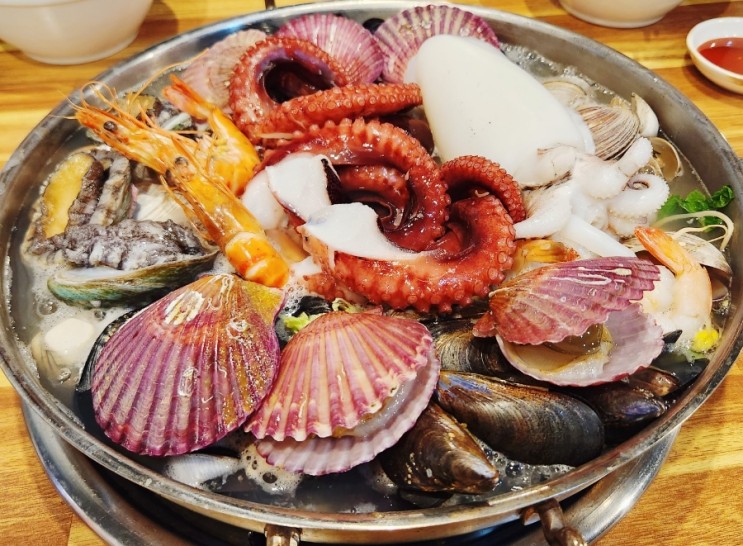 산본 맛집 김승주 해물칼국수 전복이 살아있는 해물 맛집