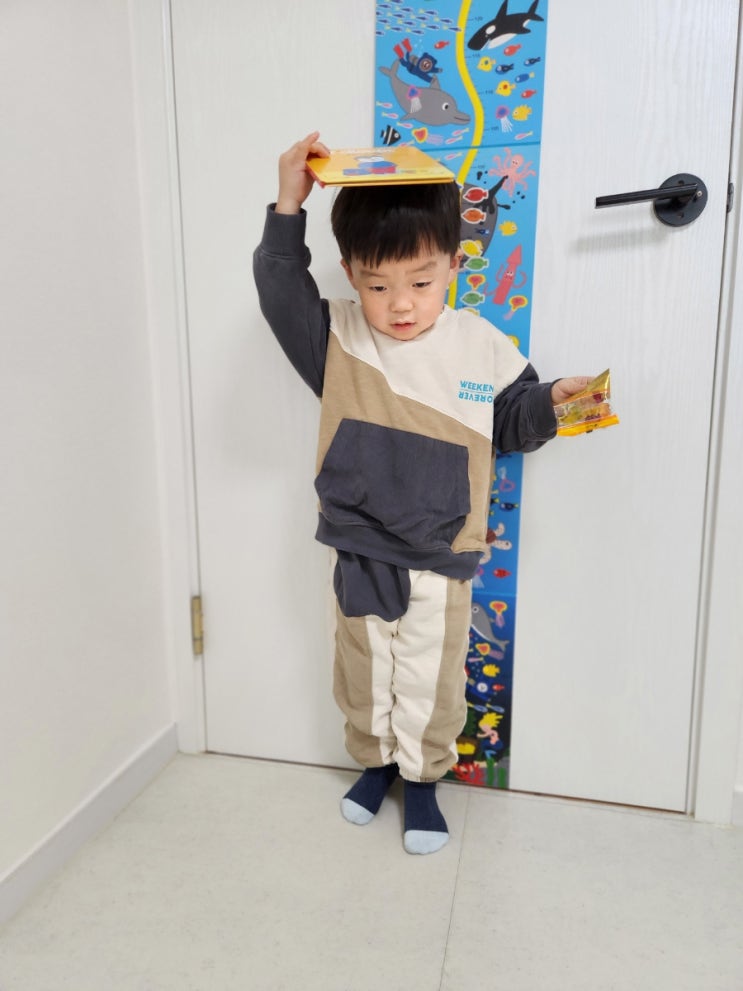  어린이집 등원룩_자라키즈 110, 34개월 아이 후기