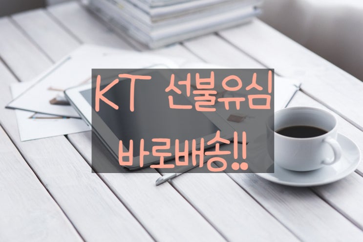 KT 유심 바로배송 받아서 편하게 선불개통하자