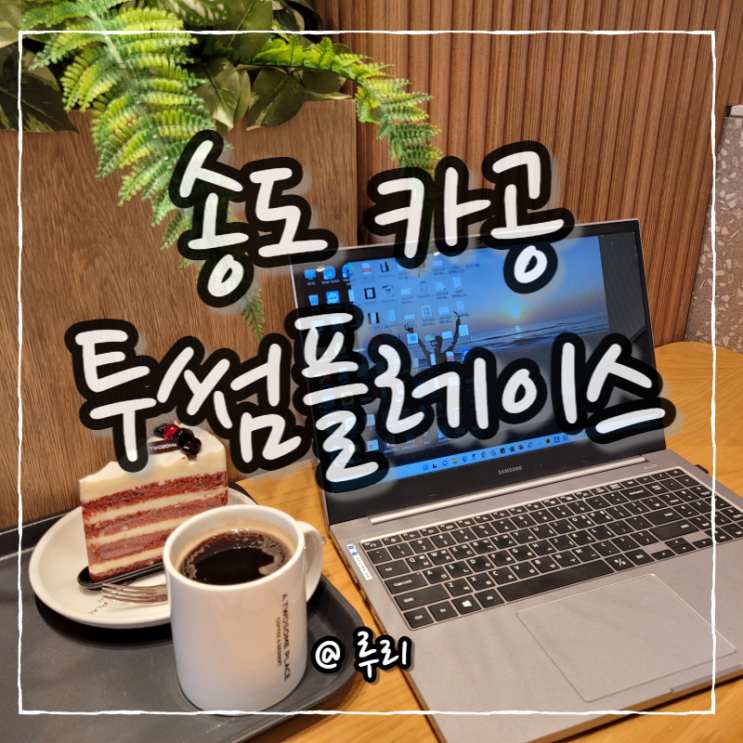 카공 뜻에 딱 맞는 송도 조용한 카페 투썸플레이스