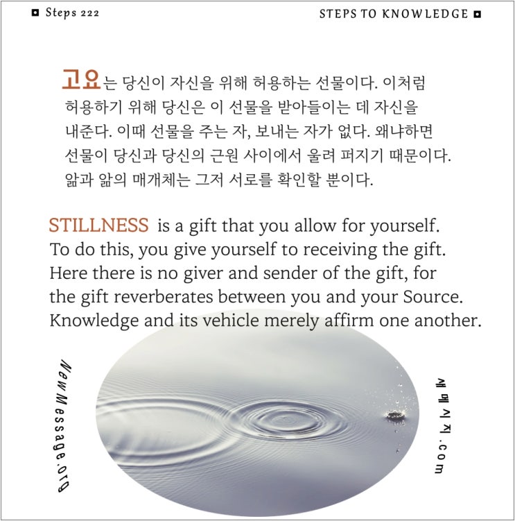제 222 계단: 세상은 혼란 상태에 있다. 나는 세상을 판단하지 않을 것이다. 제 222 계단: 세상은 혼란 상태에 있다. 나는 세상을 판단하지 않을 것이다.