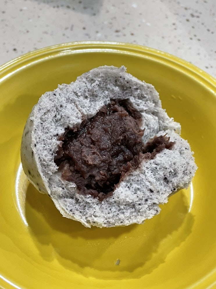 네니아 우리밀 흑미 찐빵 B마트 배민 후기(SPC삼립 대체 호빵)