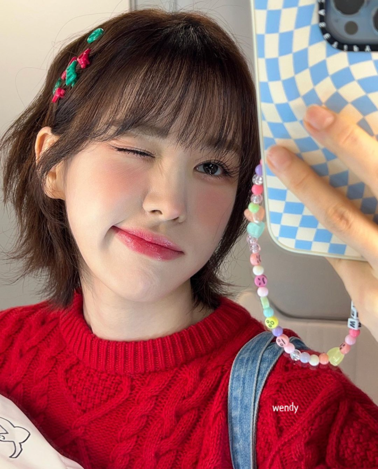  여자숏컷펌 웬디 숏컷 보니 단발병 다시 올라와