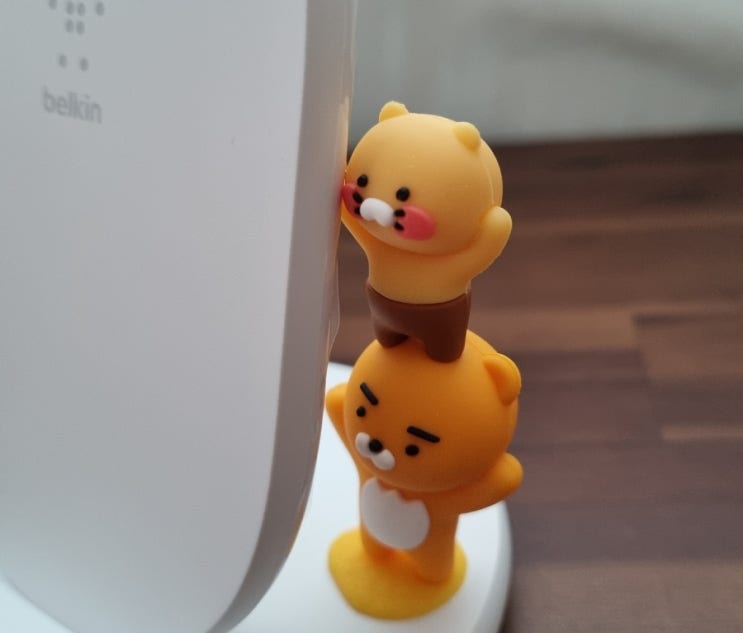  라이언춘식이 무선 스탠드 충전기
