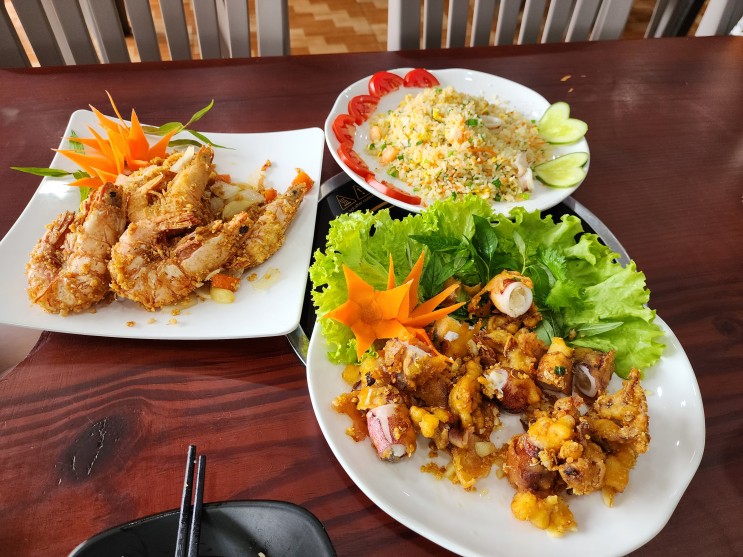 푸꾸옥 즈엉동 맛집 VUA HAI SAN NHA SU&BEE 위생적인 해산물 식당