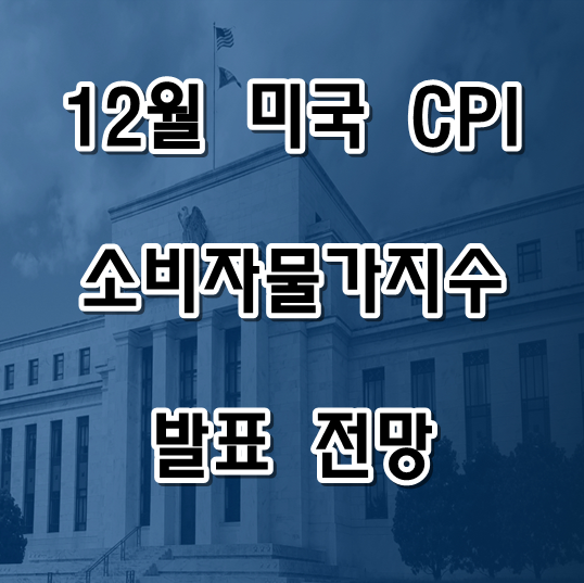 12월 CPI 발표 소비자물가지수 기준금리 전망