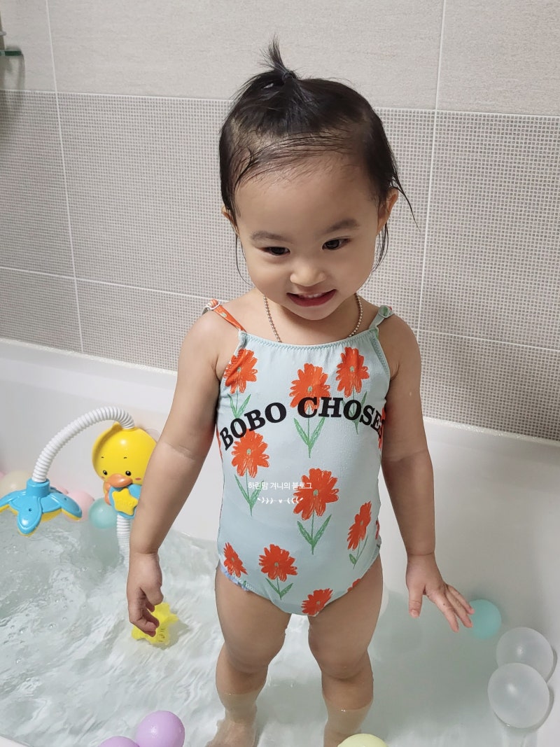 보보쇼즈 수영복 구매 2-3y 착용후기 사이즈팁