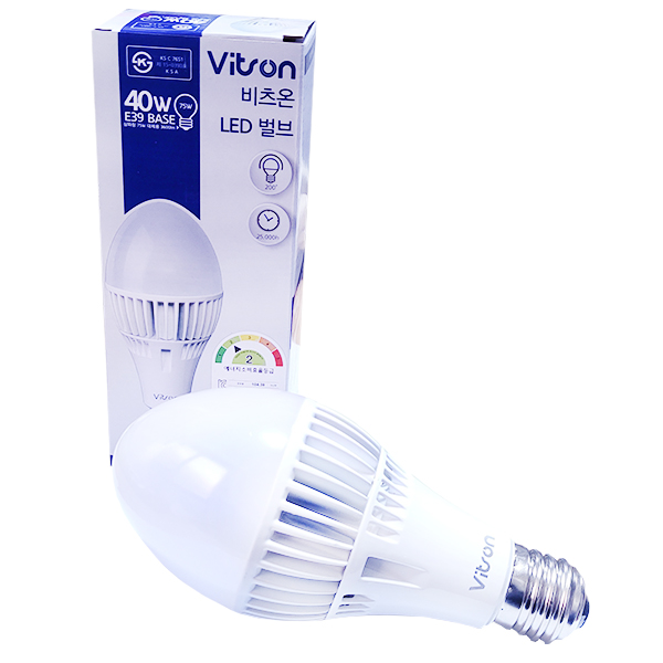 비츠온 LED 벌브 E39 40W KS인증 (삼파장 75W 대체)