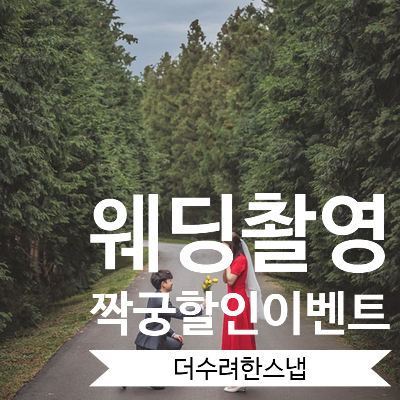  [결혼준비] 4. 가성비 본식 스냅 추천 - 더 수려한 스냅 (짝꿍 할인)
