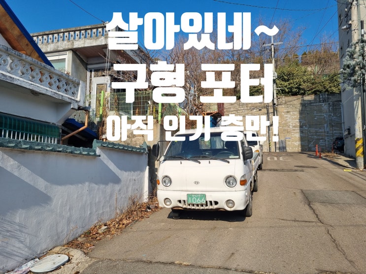  구형 포터 중고차 수출 폐차 매매 파주 일산 고양시 김포 인천 부평 오산