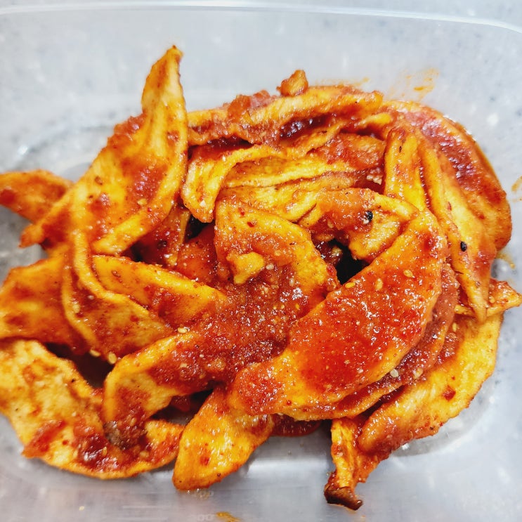  유기농 배 칩으로 요리 만들기