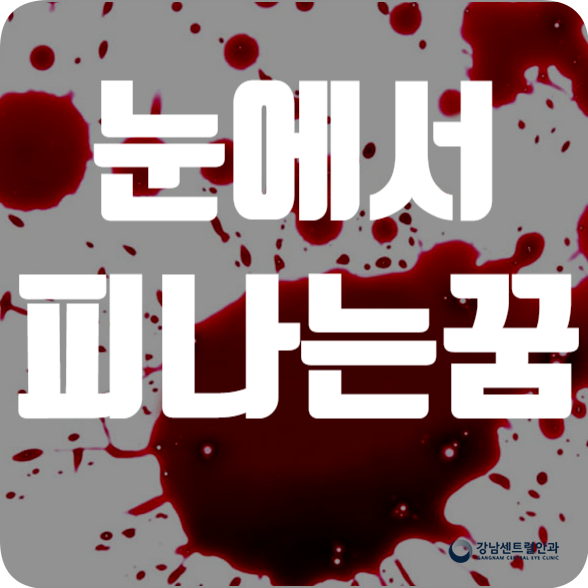 눈에서피나는꿈 꾸는 이유 상황별 풀이 해몽