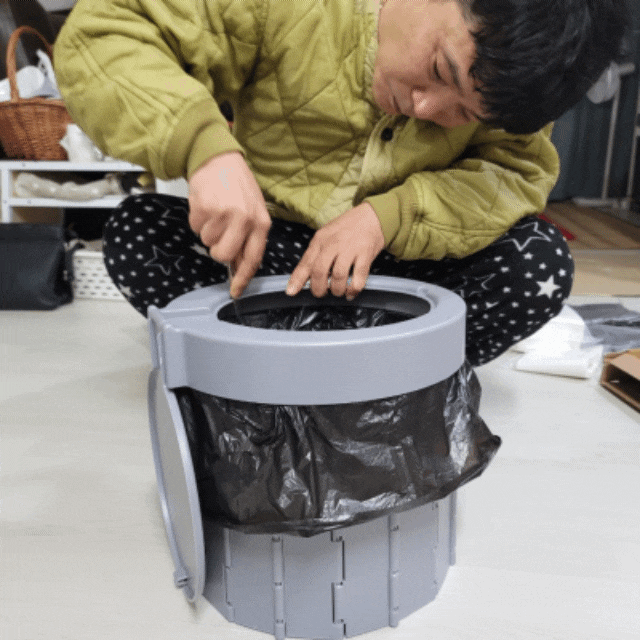 산지 일년된 캠핑 변기 써도되나요?