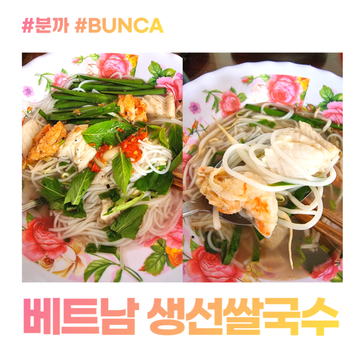 베트남 생선 쌀국수 분까 요리 재료 베트남 생선 쌀국수 분까 요리 재료