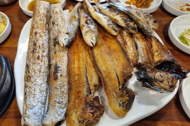 내돈내산 모듬생선구이 군산맛집 박대구이 갈치구이가 맛있는 "군산집"