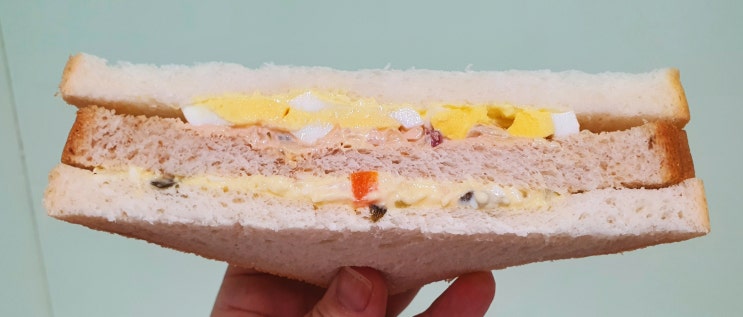  [GS25 편의점] 더블 에그샐러드 샌드위치 간단후기 (fest 비추)