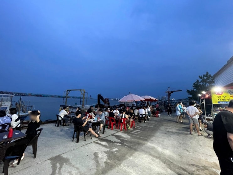  강릉 수산시장 회센터 자연산수산물직판장 사천해녀집 회포장