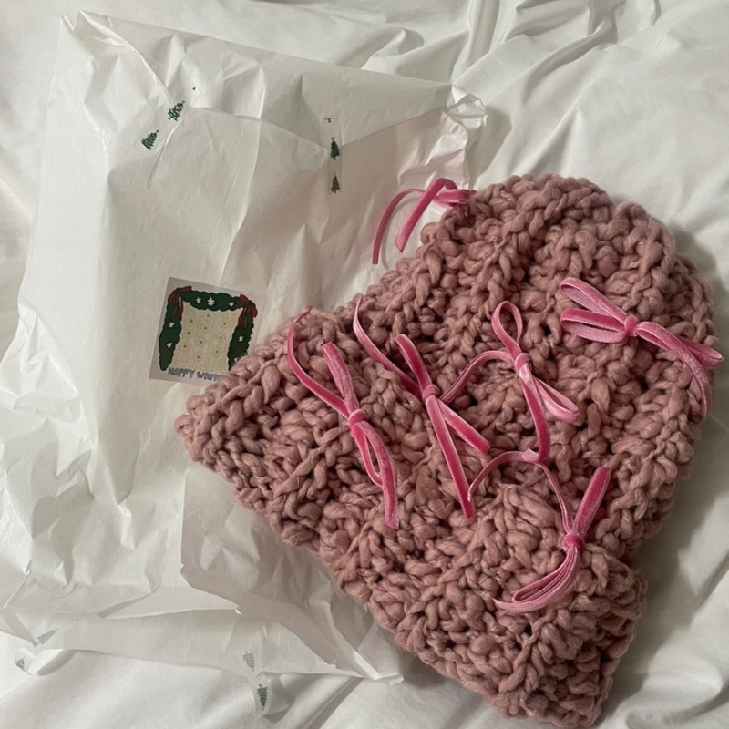 [쇼핑리뷰] 크로쉐안트(crocheant) 리본비니핑크 후기