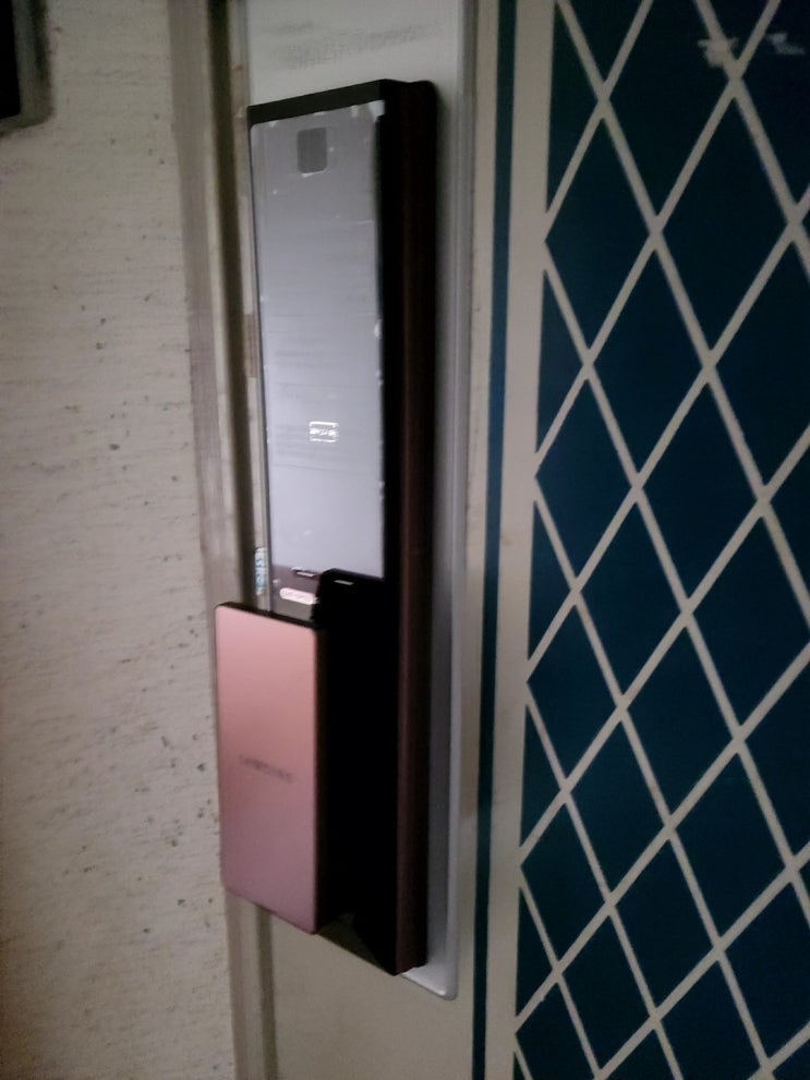  [정성홈넷 부산점] 부산 사상구 괘법동 괘법한신2차아파트 삼성 도어락 SHP-DP751 교체 후기