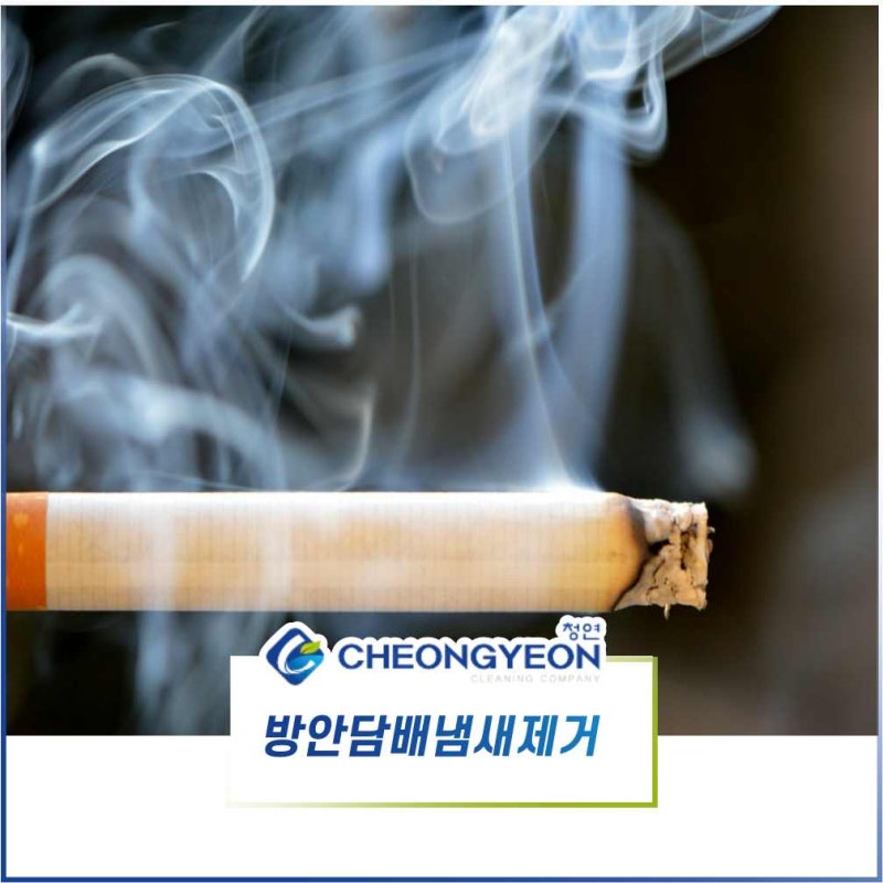 방안담배냄새제거 팁, 핵심은 깨끗한 청소!